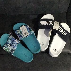 Brand New EPIC SLIDE COMBO 2Pairs ESPIRIT & Abercrombie
